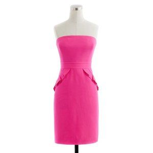 J. Crew Pink Flamenca Formal Dress With Pockets - Size 00